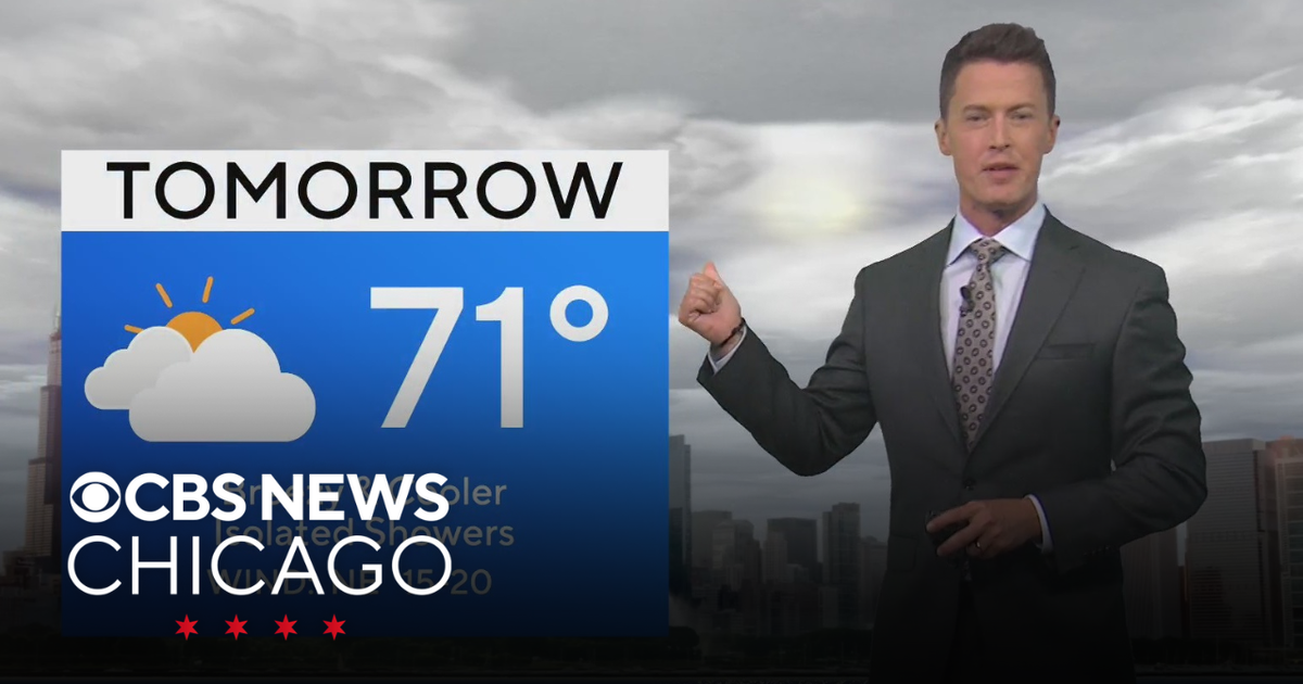 Breezy and cooler conditions ahead for Chicago area - CBS Chicago