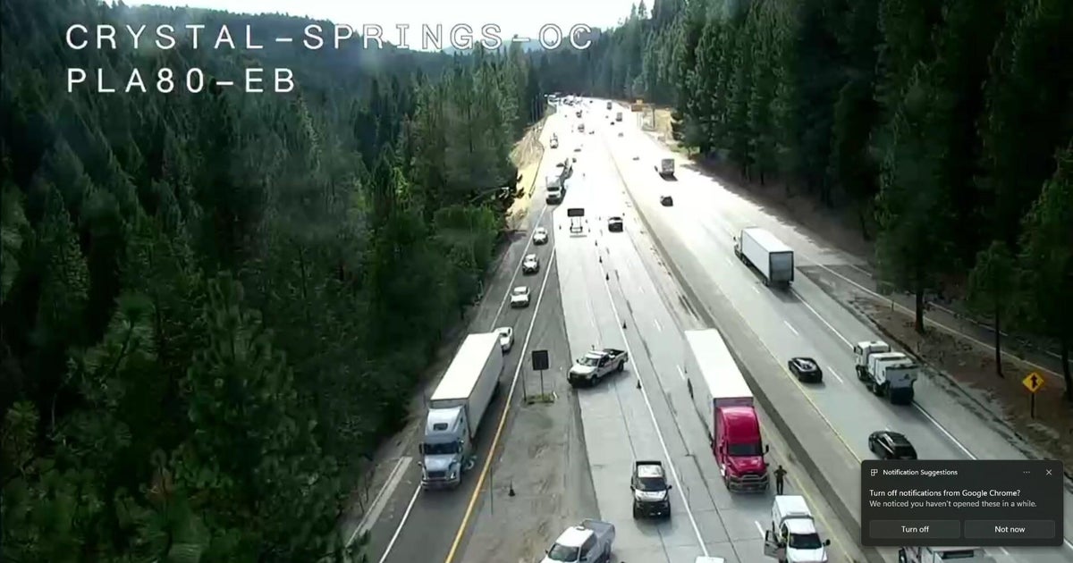 Traffic diverted off Interstate 80 in Placer County after deadly motorcycle crash