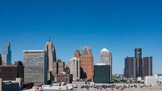 Detroit Skyline 
