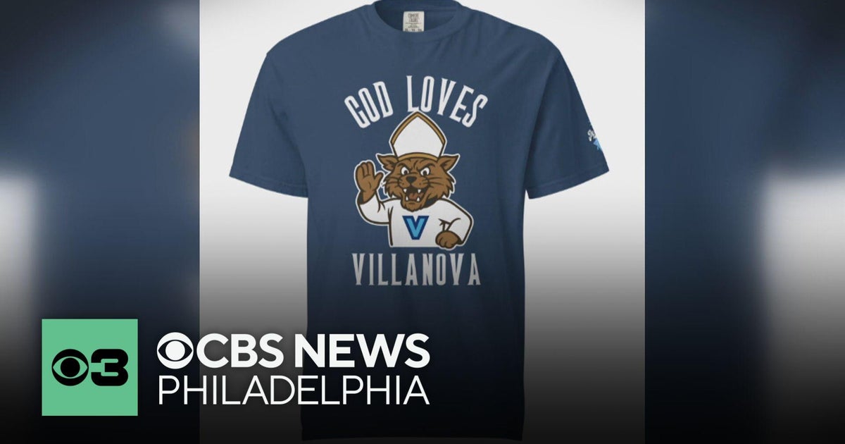 Philadelphia apparel shop Phillygoat sends "God Loves Villanova" shirt to Pope Leo | Digital Brief