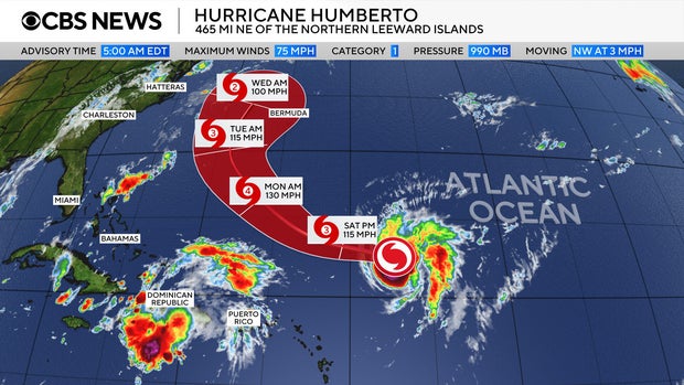 Humberto path map 