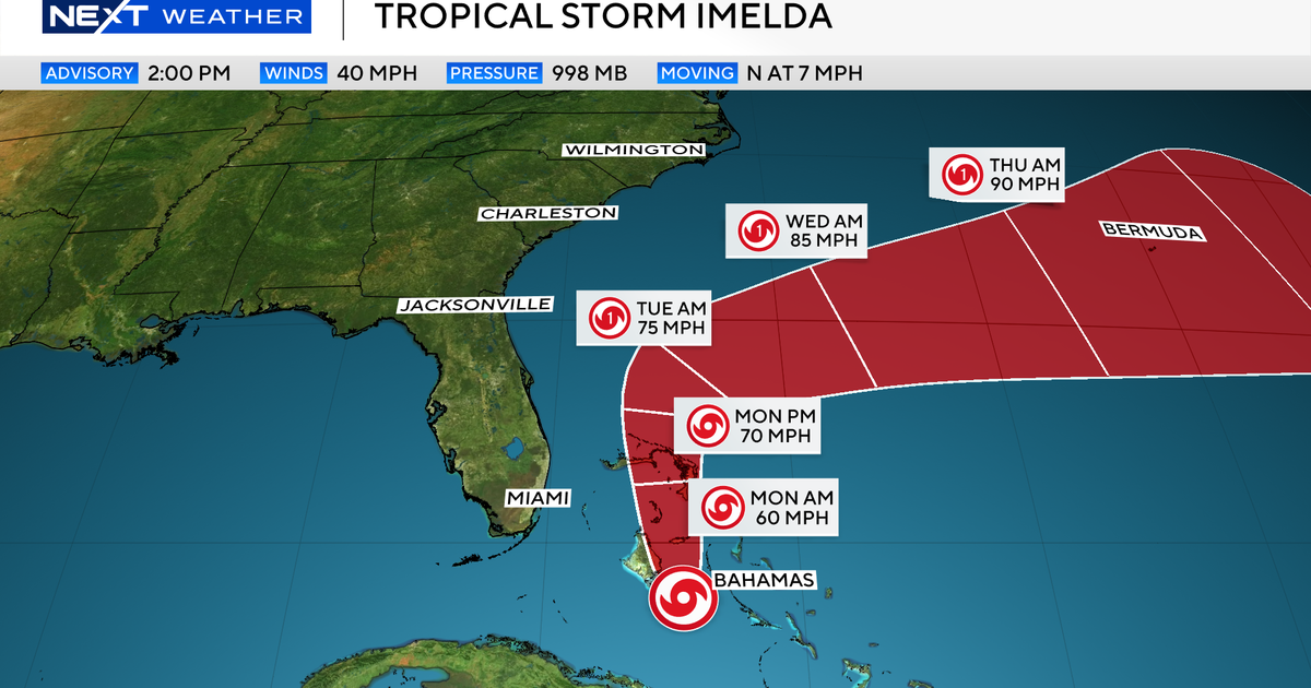 Will Tropical Storm Imelda impact South Florida? See its projected path.