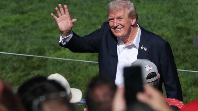 President Trump Attends The Ryder Cup At Bethpage In New York 