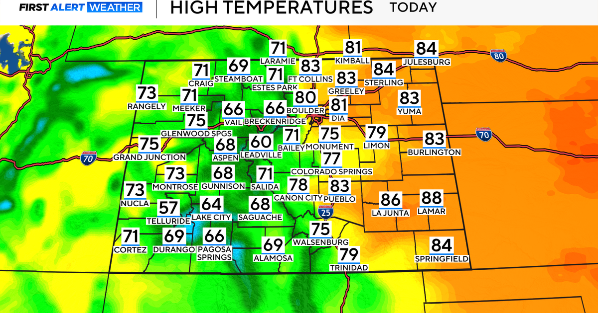 Denver metro area sees chance of afternoon and evening storms through ...