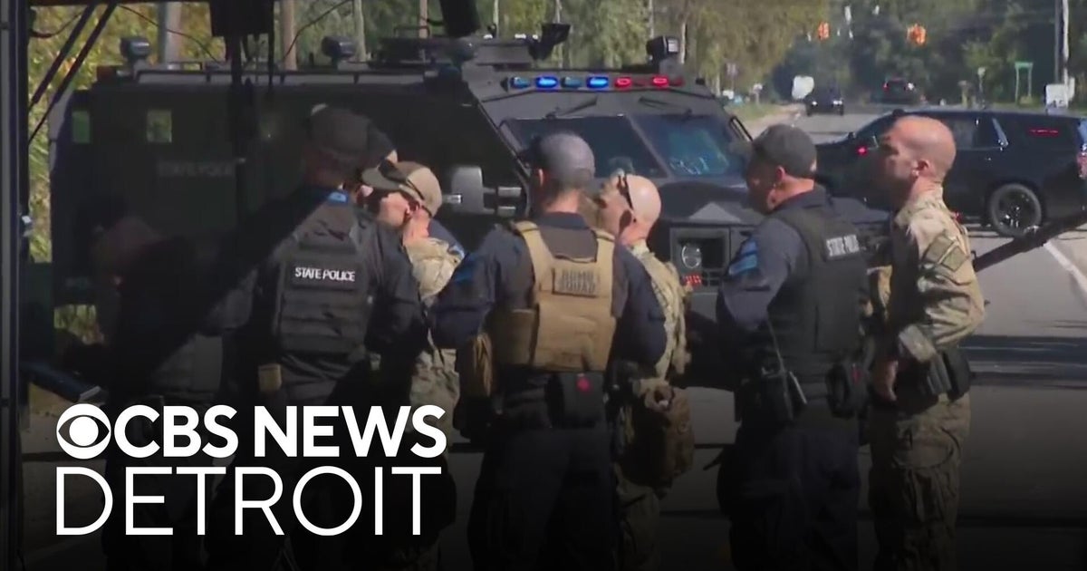 Police search home of suspect in Michigan church shooting - CBS Detroit