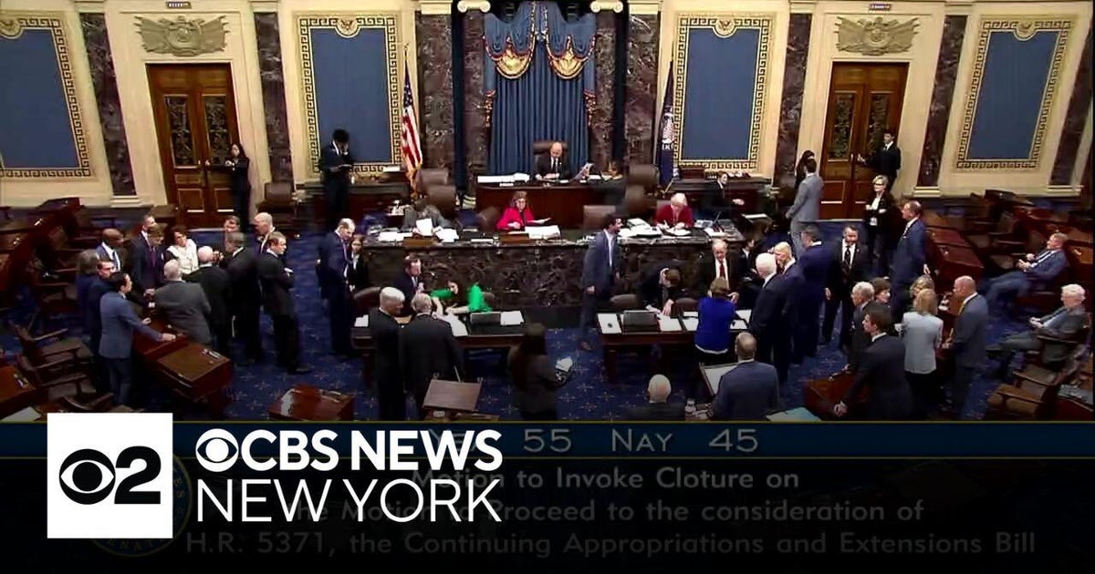 Another vote fails to end government shutdown - CBS New York
