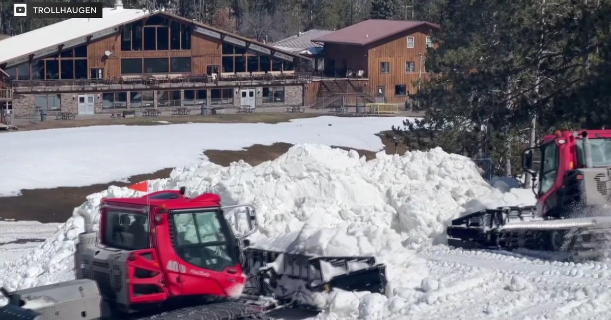 Trollhaugen's "snow scientists" working to put snow on the ground for Rail  Jam - CBS Minnesota