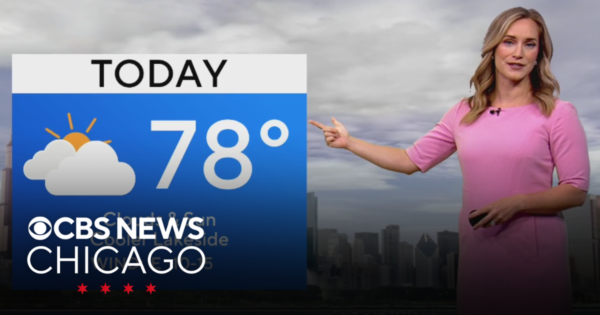 Cloudy, highs in the 70s on Wednesday - CBS Chicago
