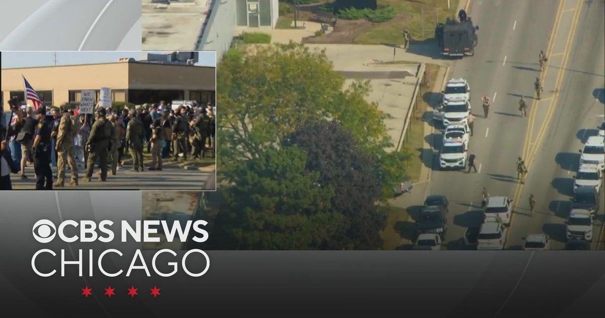 Streets closed, police monitoring crowds amid Broadview ICE facility ...