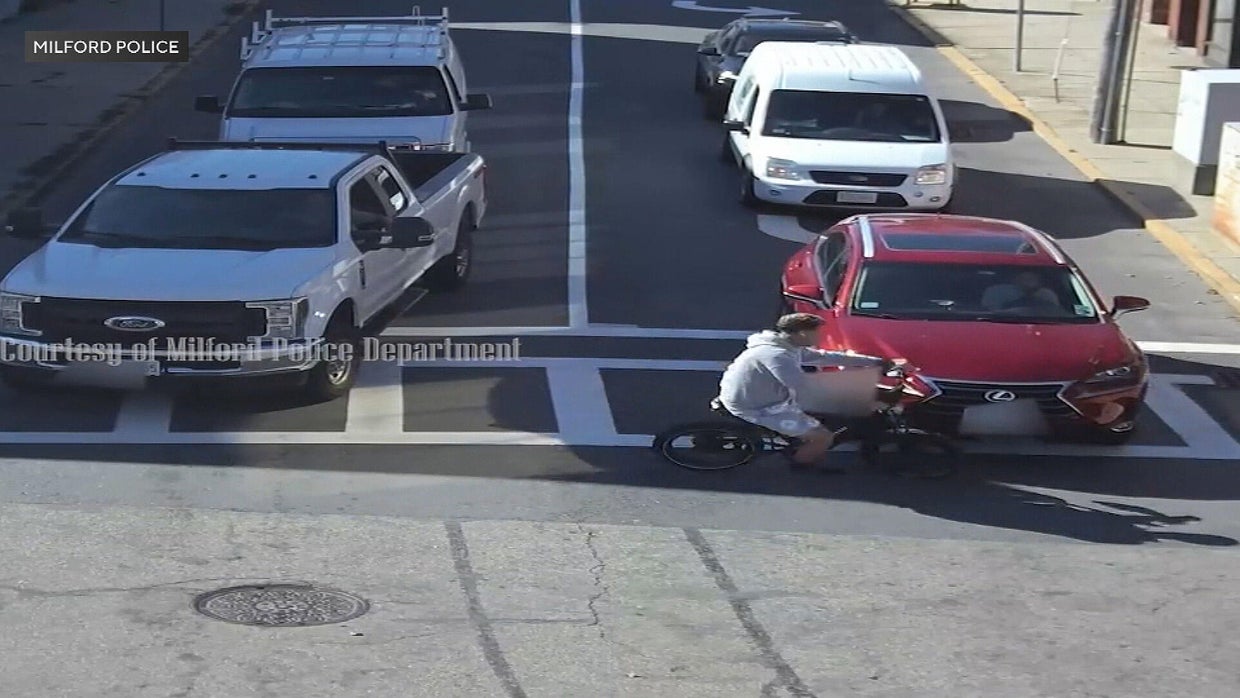 Teen e-bike rider charged after being hit by car in Milford, crash ...