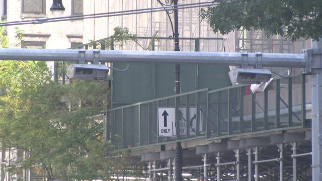 Congestion pricing cameras on West 42nd Street 