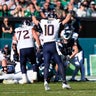 Bo Nix touchdown and 2-point conversion help Broncos beat Eagles 21-17 