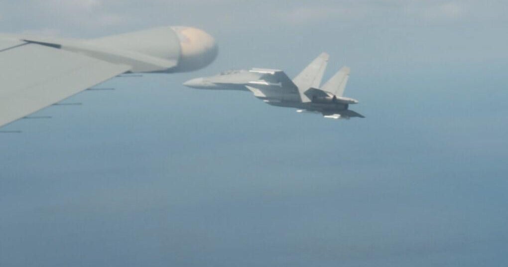 CBS News on board as China intercepts Canadian air force mission