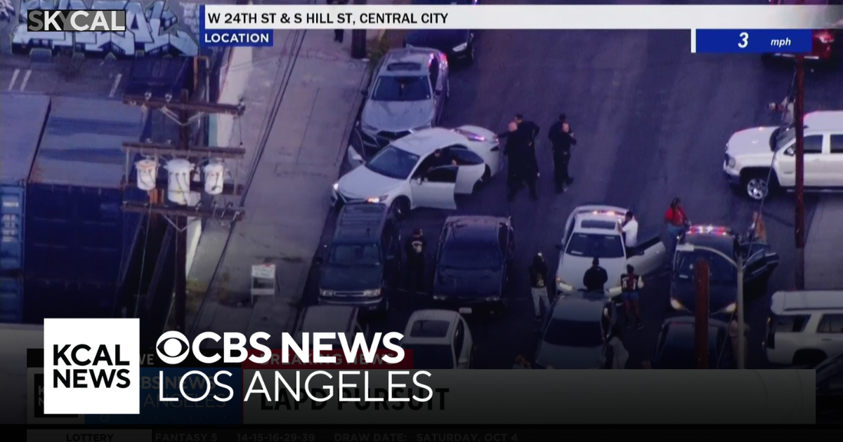 LAPD officers arrest 2 after lengthy pursuit of assault with deadly ...