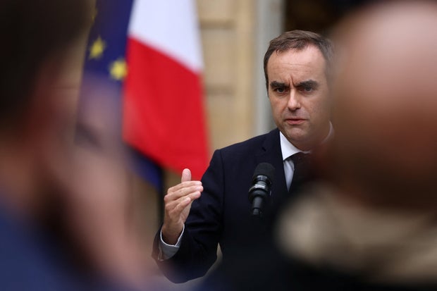Statement by French outgoing Prime Minister Lecornu at Matignon in Paris 