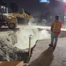 Water pipe bursts in Orange County neighborhood causing sinkhole 