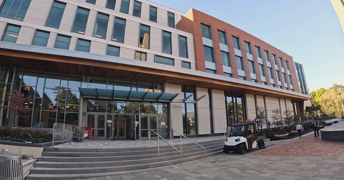 Temple University’s old library is now a space for public health education. Inside the school’s new Paley Hall