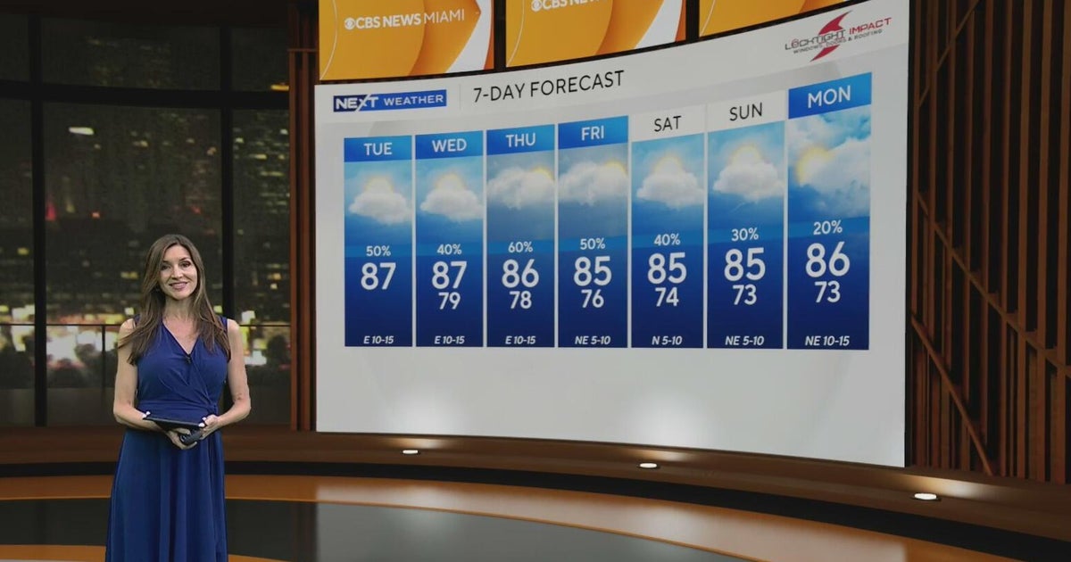 Coastal flood advisory continues as scattered showers, storms move through South Florida