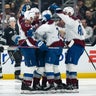 Martin Necas scores 2 goals, and the Avalanche rout the Kings 4-1 in a dominant season opener 