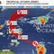 Tropical Storm Jerry churns over central Atlantic Ocean