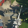 Driver extracted from dump truck following rollover crash in Barrington, Illinois 