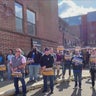Union workers, leaders rally to stop closure of AHN facility in New Kensington 