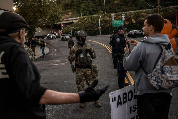 Protest Against ICE and National Guard Deployment In Portland 