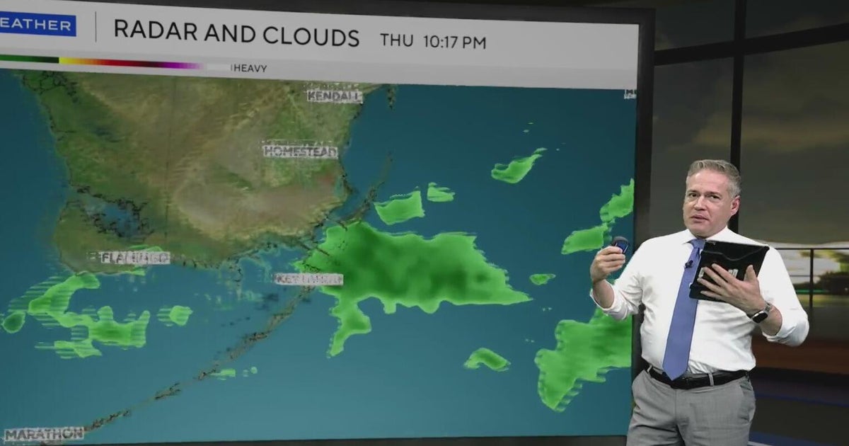 Sunshine and drier air on the way for South Florida - CBS Miami