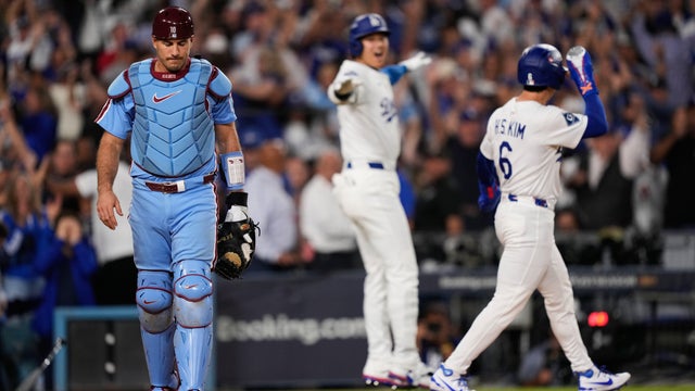 APTOPIX NLDS Phillies Dodgers Baseball 