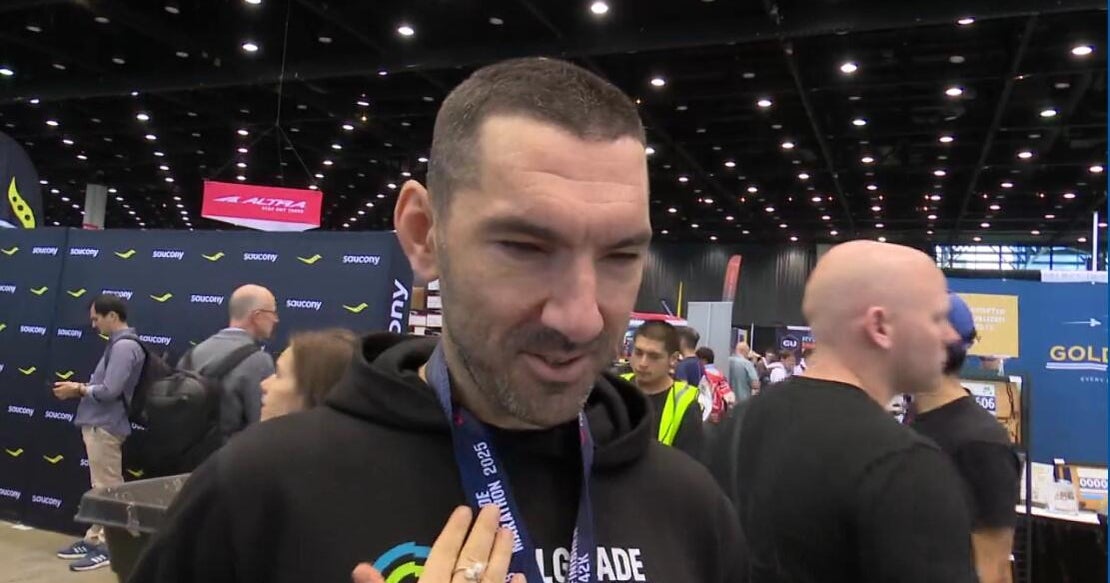 Blind runner and triathlete from Serbia competing in first Chicago Marathon