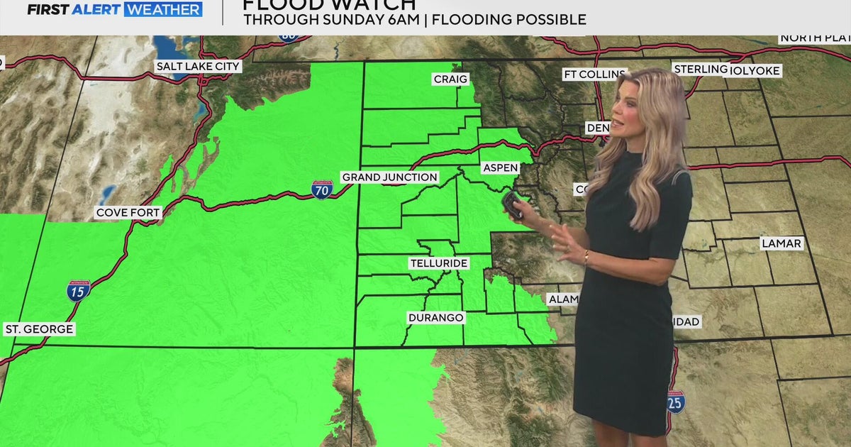 More heavy rain means flood concerns remain high in Colorado - CBS Colorado