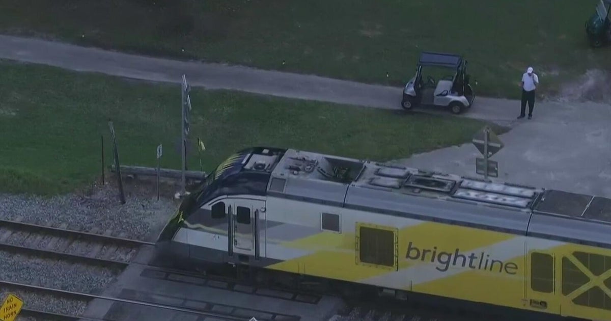 1 injured after Brightline train hits lawn tractor near Miami Shores Country Club, officials say
