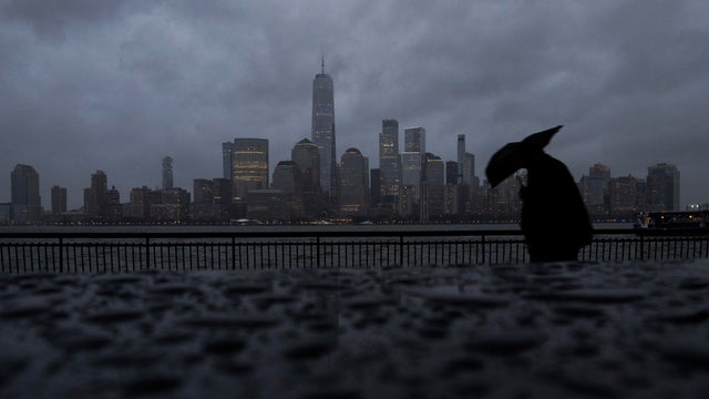 Nor'easter Storm in New York City 