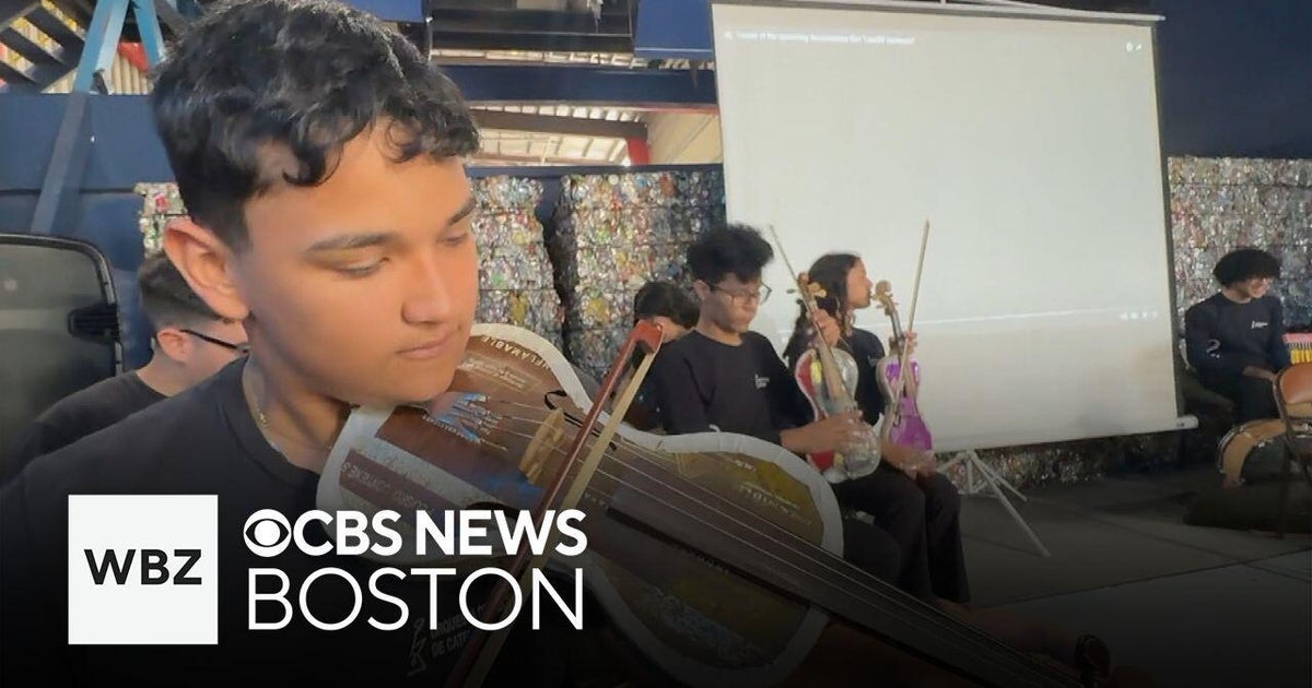 Traveling orchestra from Paraguay uses trash to create beautiful instruments