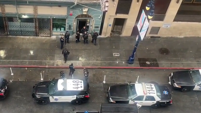 San Francisco Police Jones St. Barricaded Suspect 