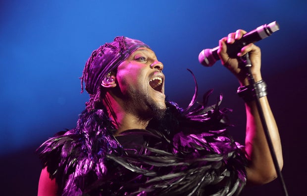 D'Angelo performs live at the Byron Bay Bluesfest on March 24, 2016, in Byron Bay, Australia.