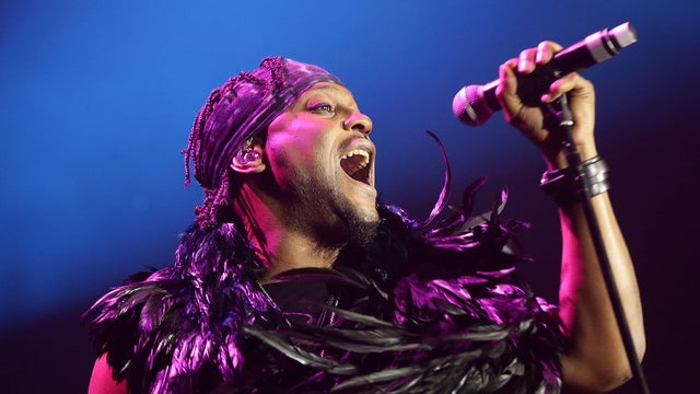 D'Angelo performs live at the Byron Bay Bluesfest on March 24, 2016, in Byron Bay, Australia. 