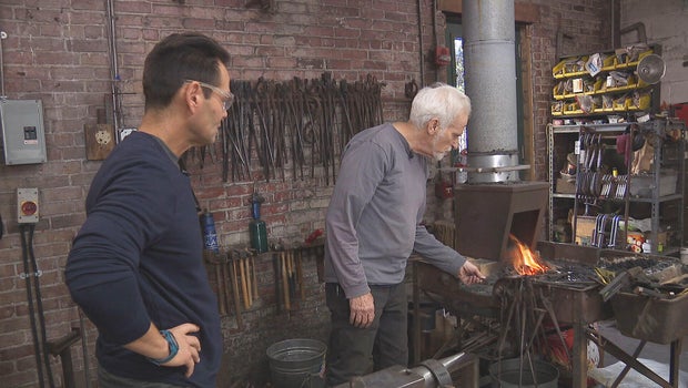 79-year-old retired attorney finds new passion as a blacksmith in Boston