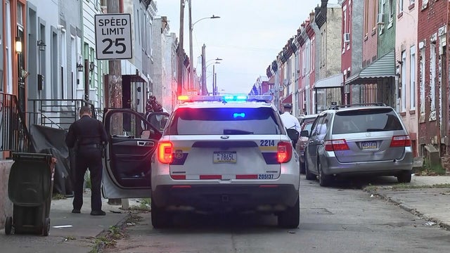 Police car is seen on North Colorado Street 