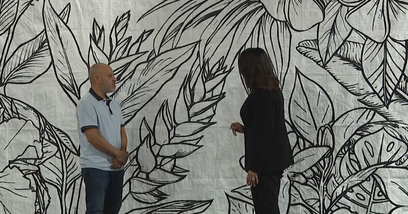 Chicago artist uses tarp art to help provide shelter to those in need in Puerto Rico