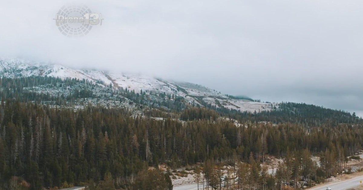 Sierra visitors welcome early season Northern California snowstorm