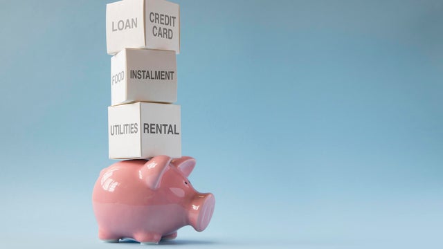 Financial planning concept still life. 