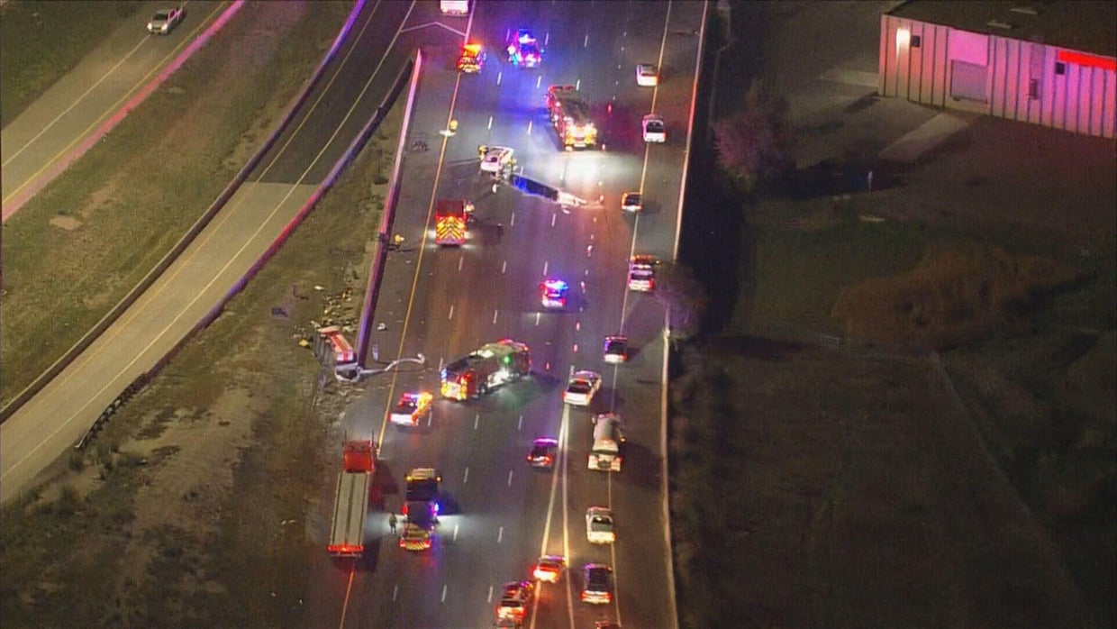 Crash in northbound lanes of I-25 north of Denver causes major traffic ...