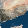 Yemen with borders and mask 