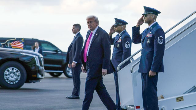 President Trump Departs Washington For Weekend In Florida 