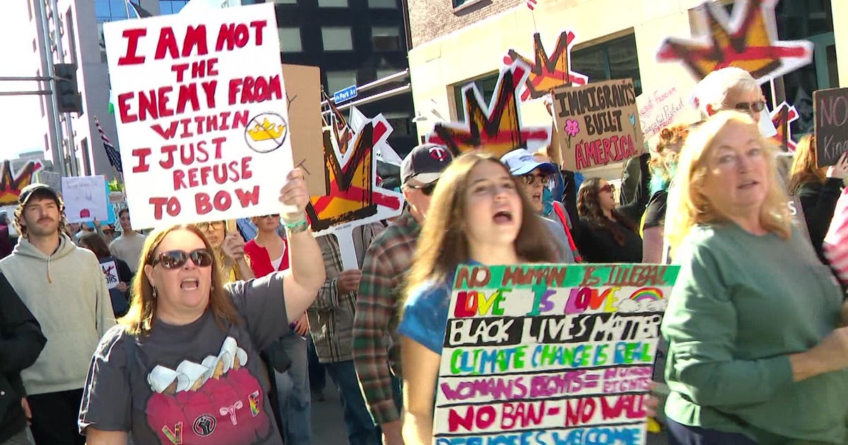 "No Kings" protest draws thousands to Minneapolis, similar protests held across Minnesota