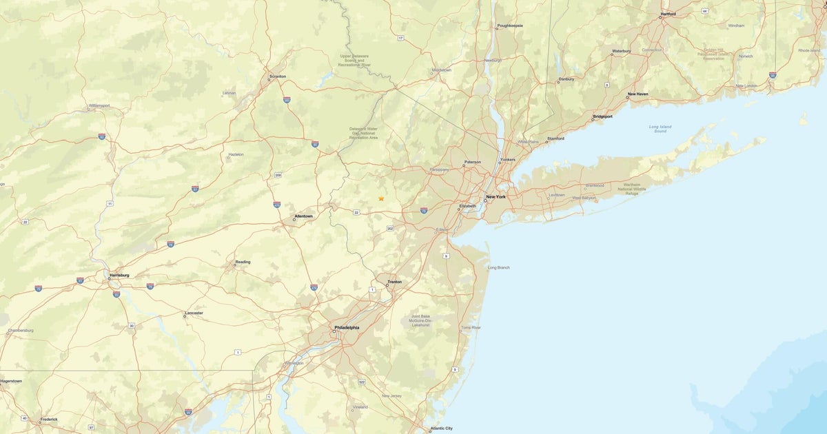 Earthquake confirmed in Hunterdon County, New Jersey