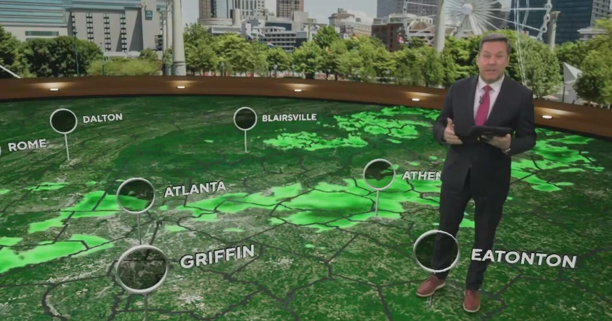Temperatures dropping as front hits North Georgia - CBS Atlanta