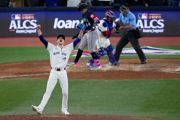 APTOPIX ALCS Mariners Blue Jays Baseball