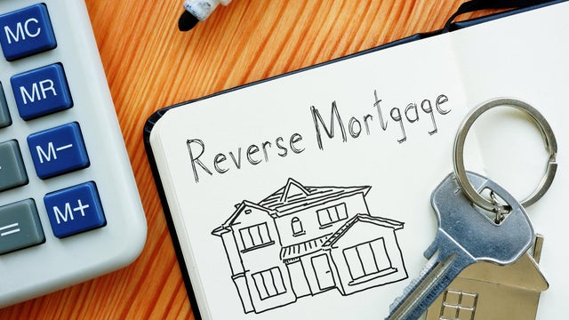 Reverse Mortgage is shown using the text 
